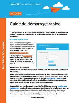 Guide de démarrage rapide - première page